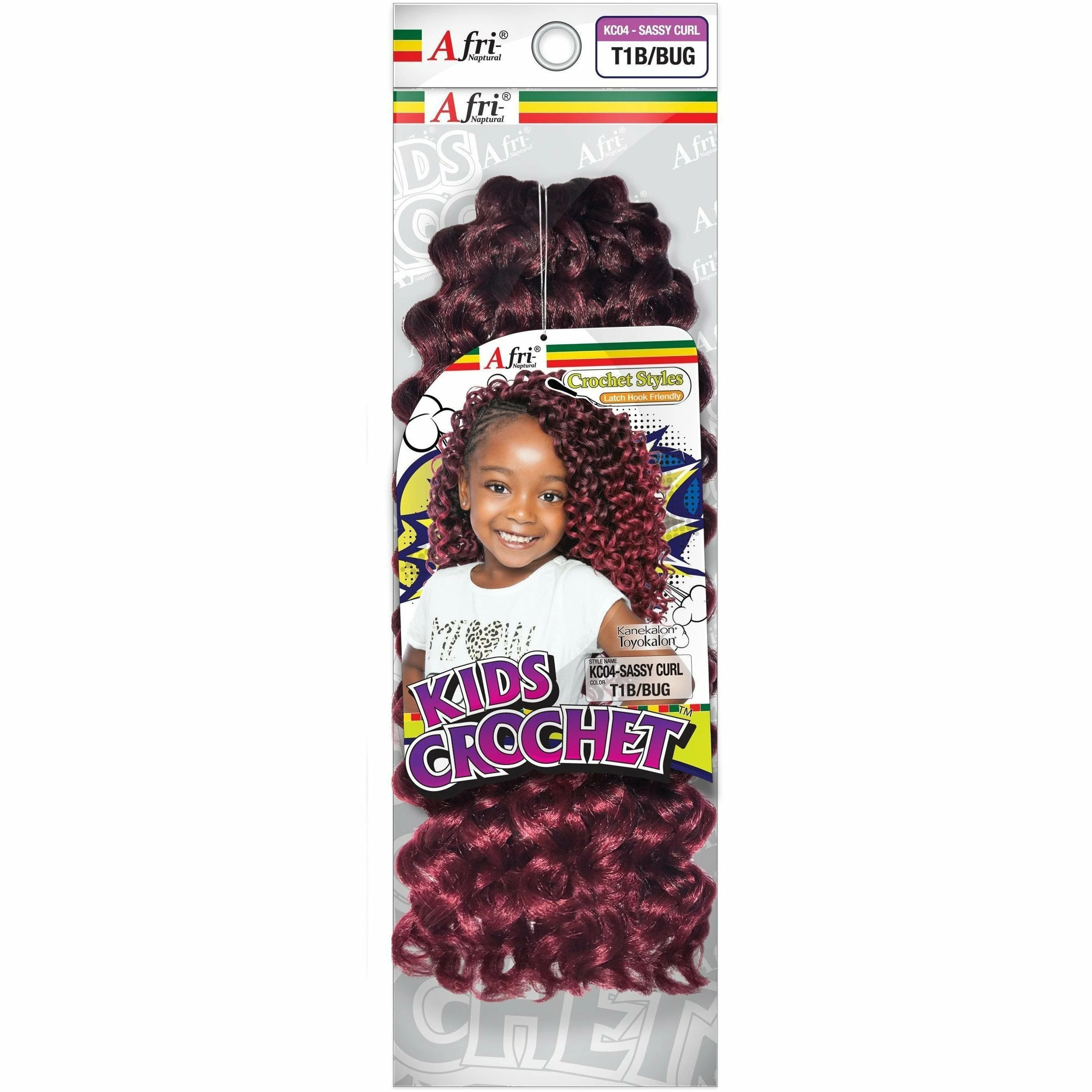 Afri-Naptural Kids Crochet Sassy Curl (KC04) - Image 3