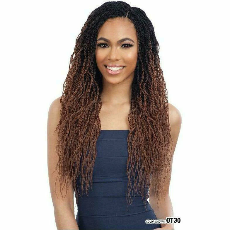 FreeTress: 3X Pre-Stretched Natural Wavy Twist 18" Crochet Braids - Image 2