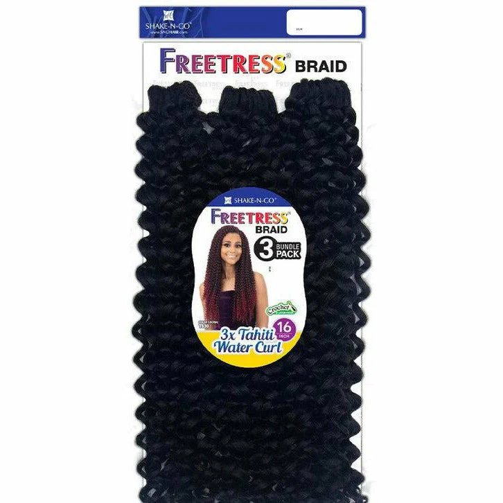 FreeTress: 3X Tahiti Water Curl Crochet Braids 16" - Image 3