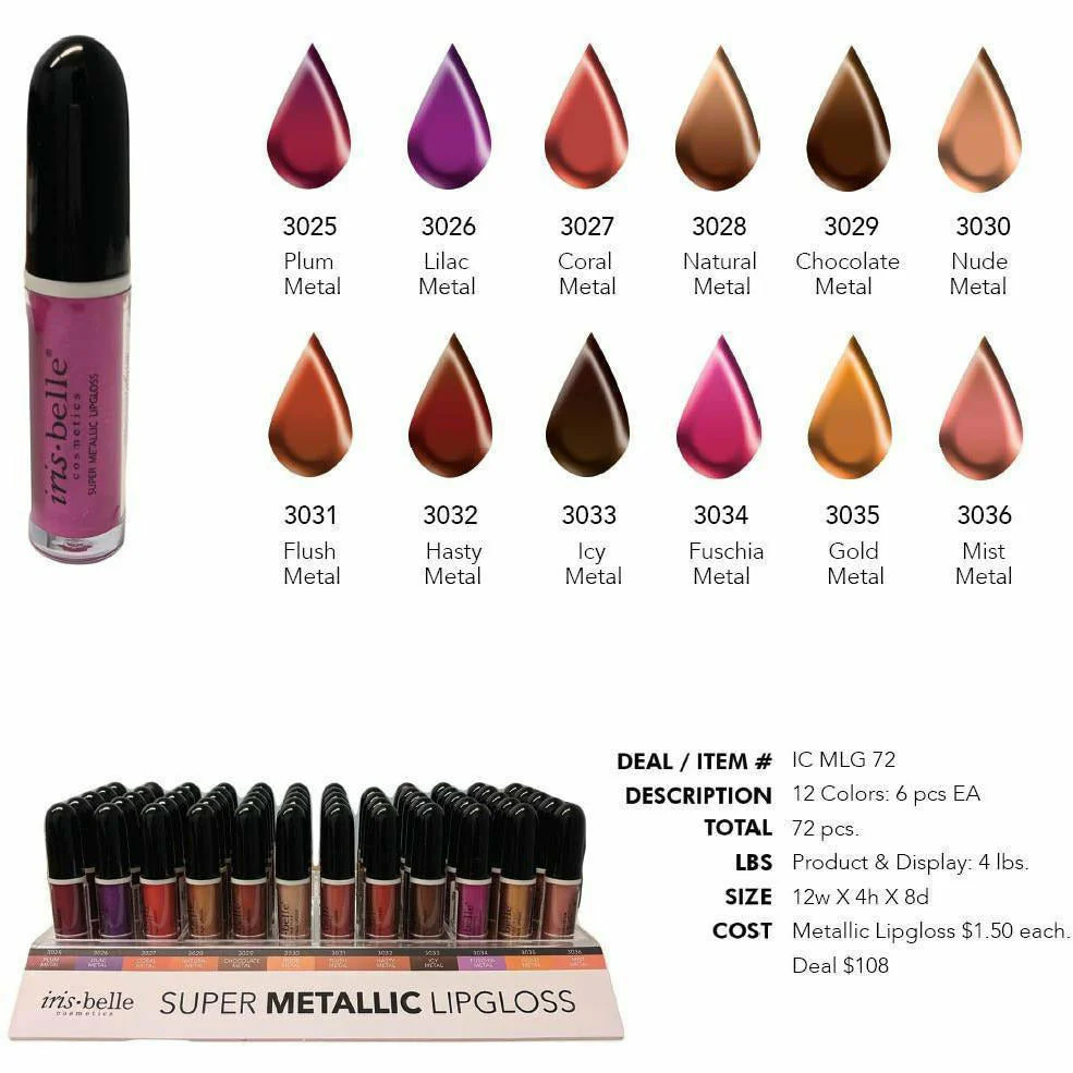 Iris Belle: Super Metallic Lip Gloss - Image 2