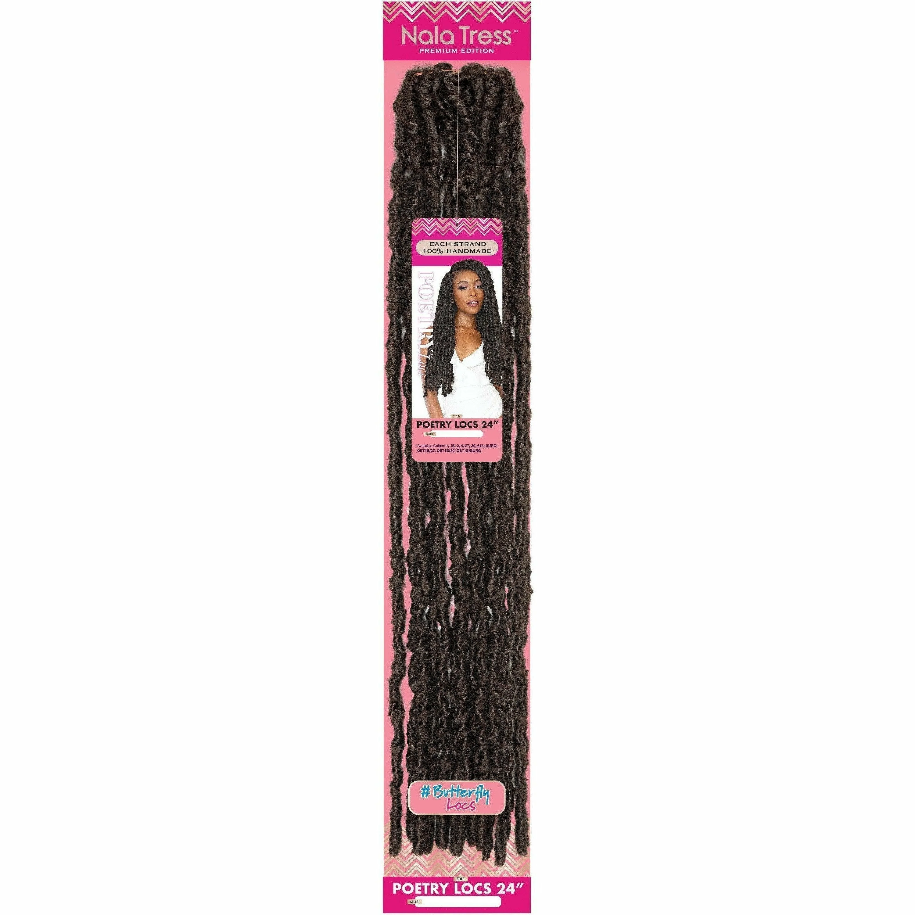 Janet Collection: Nala Tress Poetry Locs 24" Crochet Braids - Image 4