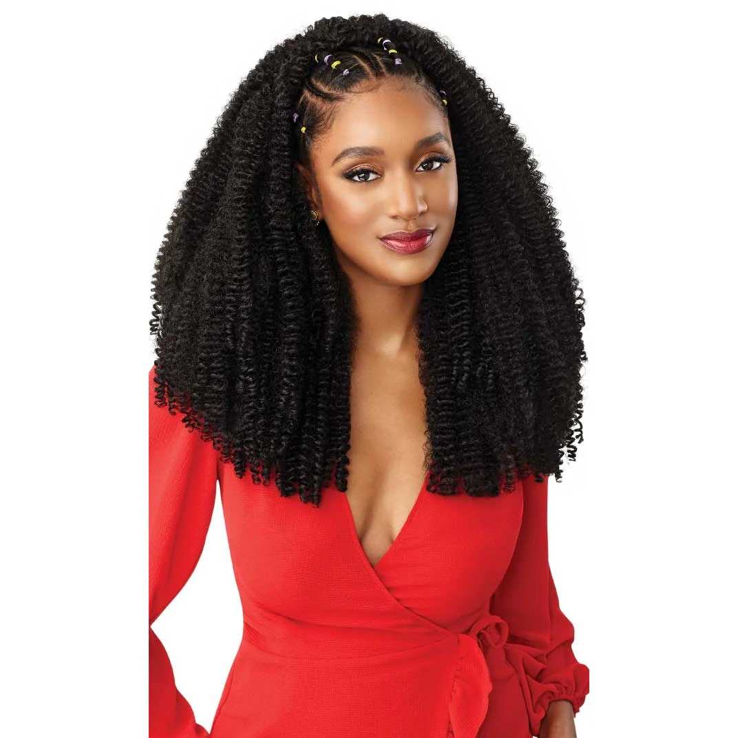 Outre: X-Pression Twisted Up 3X Springy Bohemian Twist 16" Crochet Braids - Image 3